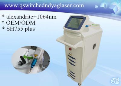 China Alexandrite Laser Permanent Hair Removal Machine Long Pulse 1064nm 755plus for sale