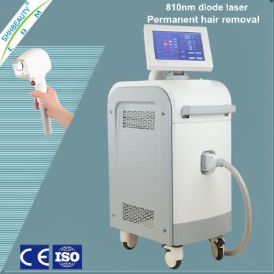 China Laser Hair Removal Machine With 810nm Diode Laser 0-120J/Cm2 Energy Density for sale