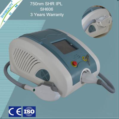 Chine machine de beauté de chargement initial de 750nm SHR pour le rajeunissement de peau/enlèvement d'acné/retrait de ride à vendre