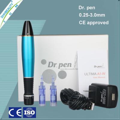 China Metaal 0.25 mm ~ Micro- van 3.0 mm de Blauwe Elektrische Pen van Derma voor Acne bedekt Behandeling met littekens Te koop