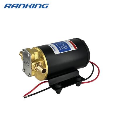 China Automotive Industry Rank 12LPM Oil Pumps 12V 14A Fuel Transfer Gear Small Electric Oil Pumps For Forklift Motorcycle Tractor Excavator for sale