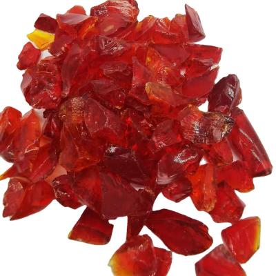 China Cheap Stocked Glass Chips Landscaping Factory Price Crushed Glass for sale