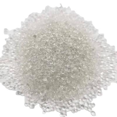 China Wholesale Irregular 1-3mm Clear Pebbles Stocked Glass Beads For Swimming Pool Plastering for sale