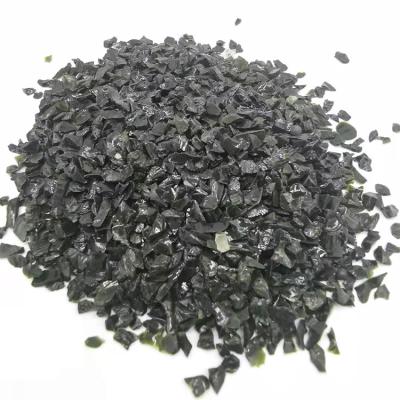 China Hot Sale Recycled Stocked Crushed Clear Glass Chips Crushed Glass For Terrazzo for sale