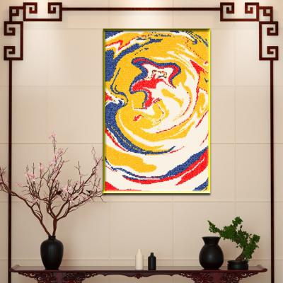 China New Classical/Postmodern Decoration Wall Landscape Painting Abstract Wall Art Painting Glass Painting For Room Decor for sale