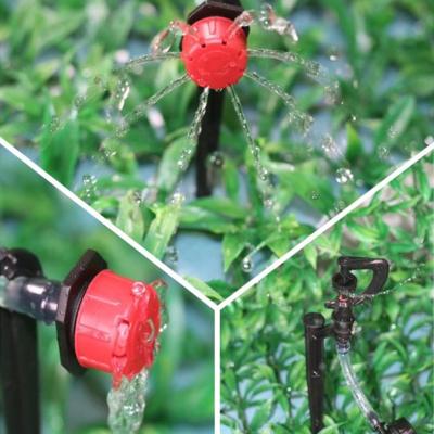 China Easy Installment Plastic Drip Irrigation Emitters Irrigation Micro Adjustable Watering Flow Device for sale