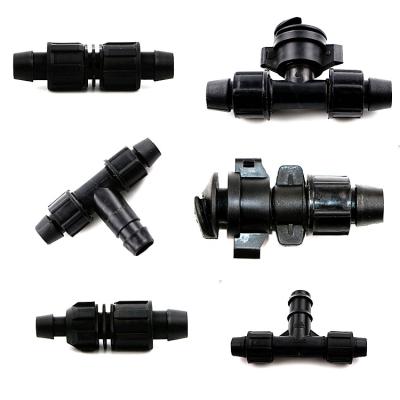 China Eco Friendly Irrigation System And Drip Tape Hose Drip Tape Locknut Fittings Te koop