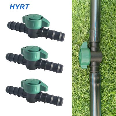 China Easy To Use 20 Mm Drip Irrigation PE Pipe Connection Couping Valve for sale