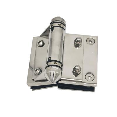 China Modern Adjustable Spring Door Hinge For Glass Pool Frameless Fencing Glass Door Spring Hinge for sale