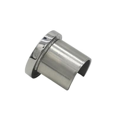 China Modern Round Railing Stairs Railing Stainless Steel Pipe 25.4MM Top Slot Tube End Cap for sale