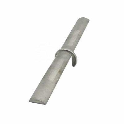 China Modern Balustrade Accessories Balustrade Round Slot Pipe 180 Straight Connect Joiner for sale