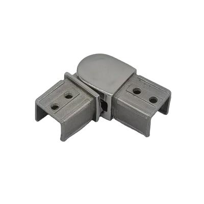 China Modern Square Railing Connectors Stainless Steel Tube Fittings for sale