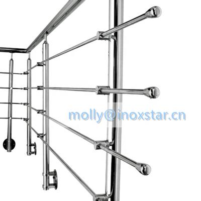 China Modern Handrail Railing System 304 /316 Stainless Steel Cable Stair Railing for sale