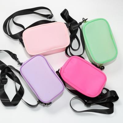 China OEM Waterproof High Quality Fashion Shoulder Bag Multicolor PVC Sling Small Messenger Bag Crossbody for sale