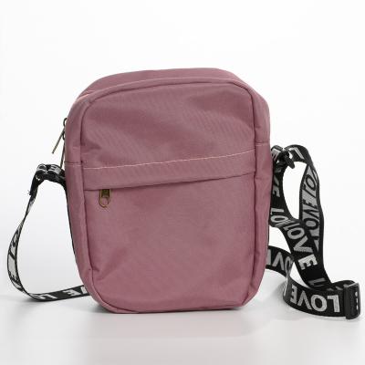 China Custom Multifunctional Women Men Sling Bag With Long Stripe Single Shoulder Bag Mini Crossbody Messenger Bags for sale