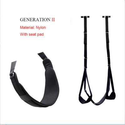 China Carmen Fun Style Cushion Sex Toys Second Generation Passion Swing Leg Sexy Swing Couple On Door With Sex Aids SM Supplies for sale