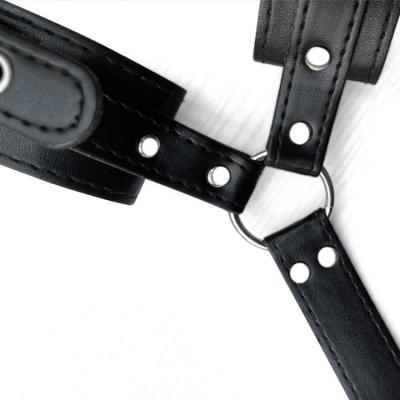 China PU Quality Bondage Harness Bondage Restraints Belt Slave For Couples Choice for sale