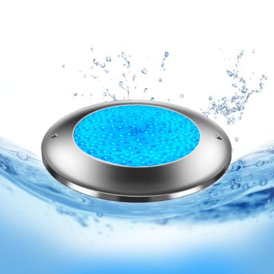 China Wifi Control Ip68 12v Rgbw 316l Stainless Steel LANDSCAPE Refined 18w 24w 35w Wall Mounted Underwater Lights Led Pool Light for sale