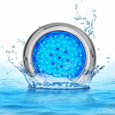 China IP68 12V 150mm 316L Stainless Steel LANDSCAPE Refined Wall Mounted Underwater Lights Lighting for Pools Led Pool Lights for sale