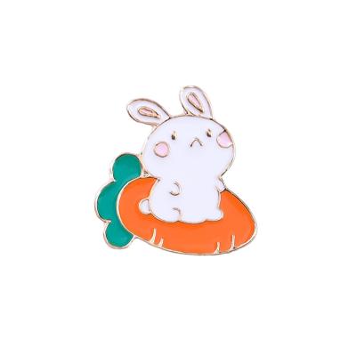 China custom maker Custom Enamel Pin 3D Enamel Pin Badge Bunny Design Soft Lapel Pin for sale