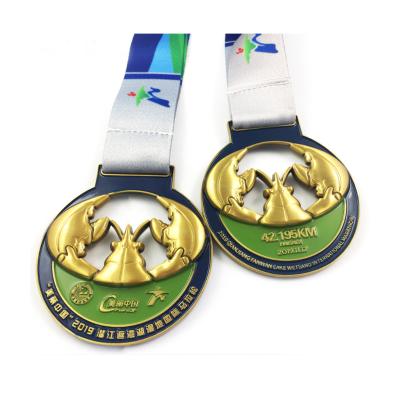 China Custom Europe Factory 3D Medals And Trophies Medal Holder For Souvenir Gift for sale