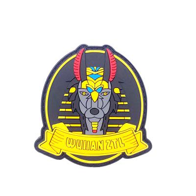 China Custom 3D Eco-Friendly Iron On Logo Military Patch Rubber PVC Patch Label For Clothing for sale