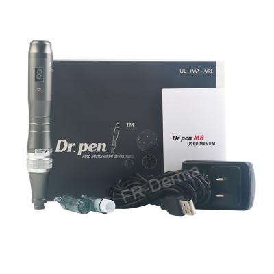 China Anti-hair Removal LCD Digital Display Stamp Pen Dr Pen m8 electric microneedle pen for sale