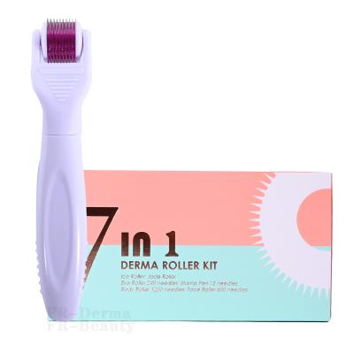 China 2021 new Anti hair removal derma roller ice roller and jade toller in kit derma roller for sale