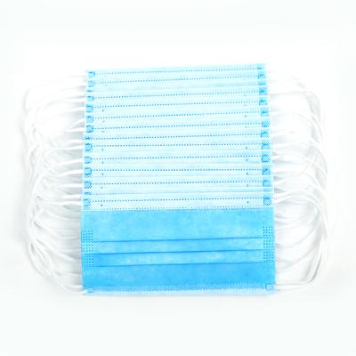 China 3 Ply Earloop Disposable Face Maskes Anti Dust Maskes Breathable Face Mask Adjustable Ear Strap for sale