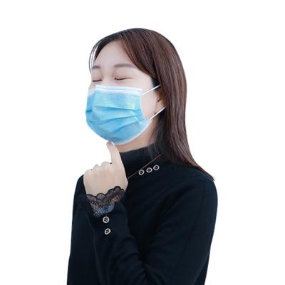 China Adult Factory Directly Supply For Sell Masks To Filter Disposable 3 Ply Mouth Mask Protective Earloop Face Mask for sale