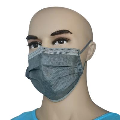 China 3 Ply Earloop Face Mask Disposable Gray Color Design Gray Face Mask Medical Beauty Face Masks for sale