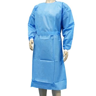 China Surgical PP / Spunbound Nonwoven Fabric Patient Gown Isolation Gown for sale