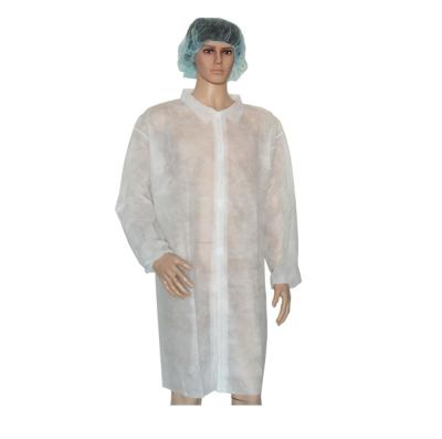 China PP Visitor Coat/Nonwoven Disposable Visitor Coat for sale