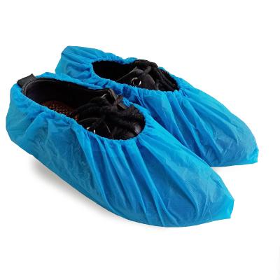 China Disposable Shoe Covers Blue Color PP Nonwoven Disposable Shoe Cover for sale