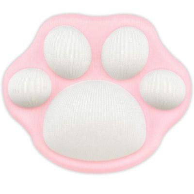 China Cute Wrist Protector Gel Silicone Cat Claw Rest Hand Protection Mouse Pad New Small for sale