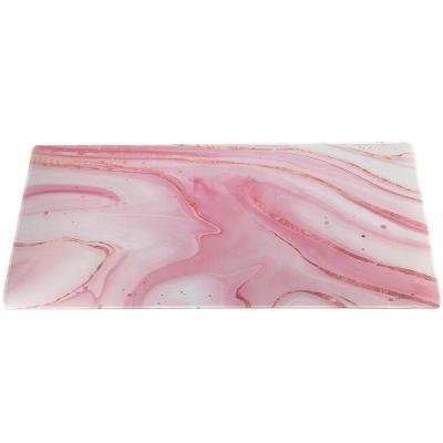 China Amazon Style Marble Computer Desk Durable Hot Custom Mat Large Mouse Pad for sale