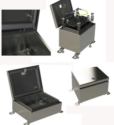 China Manufacturing Aluminum Laptop Sheet Steel Enclosure Small Steel Cabinet Housing Electronic Enclosures for sale