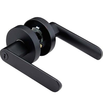 China Modern Minimalist 701 Universal Three-Bar Handle Round Handle Ball Lock Handle Round Hole Panel Lock for sale