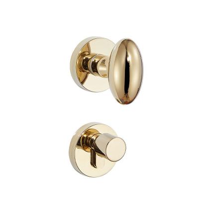 China American Style American Ball Split Lock Indoor Bedroom Door Round Ball Light Luxury Magnetic Door Lock for sale