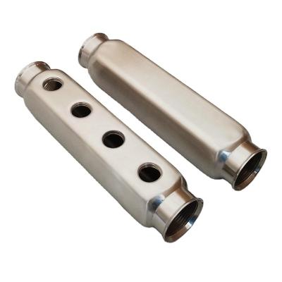 China 1.2 Inch Industrial Stainless Steel Water Heater Plumbing Manifold for sale