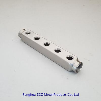 China Modern stainless steel manifold bar for underfloor heating system for sale