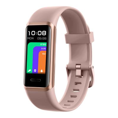 China WORLD TIME DOOGEE DG Smart Band Bracelet 1.05 TFT LCD Display Nordic52840 Alexa Voice Assistant 110mAh Battery