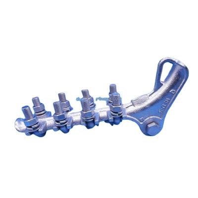 China Overhead Hardware Tension Clamp NLD Casting Iron Pole Tension Line Clamps NLD Type Bolt for sale