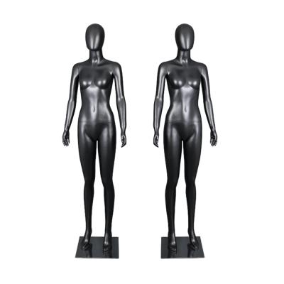 China For Clothing Model Fullbody Gray Women Mannequins Clothing Display 2021 Dresses Fiberglass Window Store Display for sale