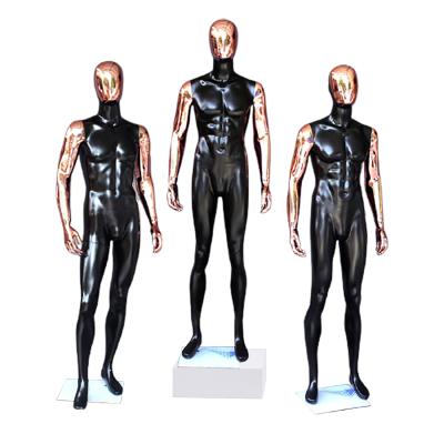 China For Body Rose Gold Male Clothing Store Mannequin The Full Body Muscle Man Shop Chrome FRQ Model Popular Display For Sale for sale