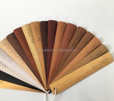 China Wooden Color Venetian Aluminum Blind Slats (Various Specifications) for sale