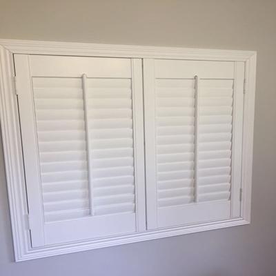 China Good Quality Easy Assembled PVC Window Planting Shutters Direct From China Factory for sale