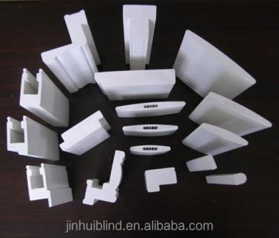 China White Residential Buildings PVC Plantation Shutter Parts Canopy Shutter for sale