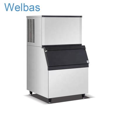 China Factory Price 400KG/Day Professional OEM ODM Stainless Steel Commercial Cube Ice Maker Machine 770*840*1720 for sale