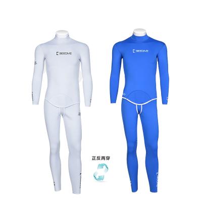 China BESTDIVE Yamamoto Neoprene Men's Classic Two Piece Stretch Nylon Wetsuits Antibacterial Reversible Sleeve 3mm Long Hoodless for Freediving for sale